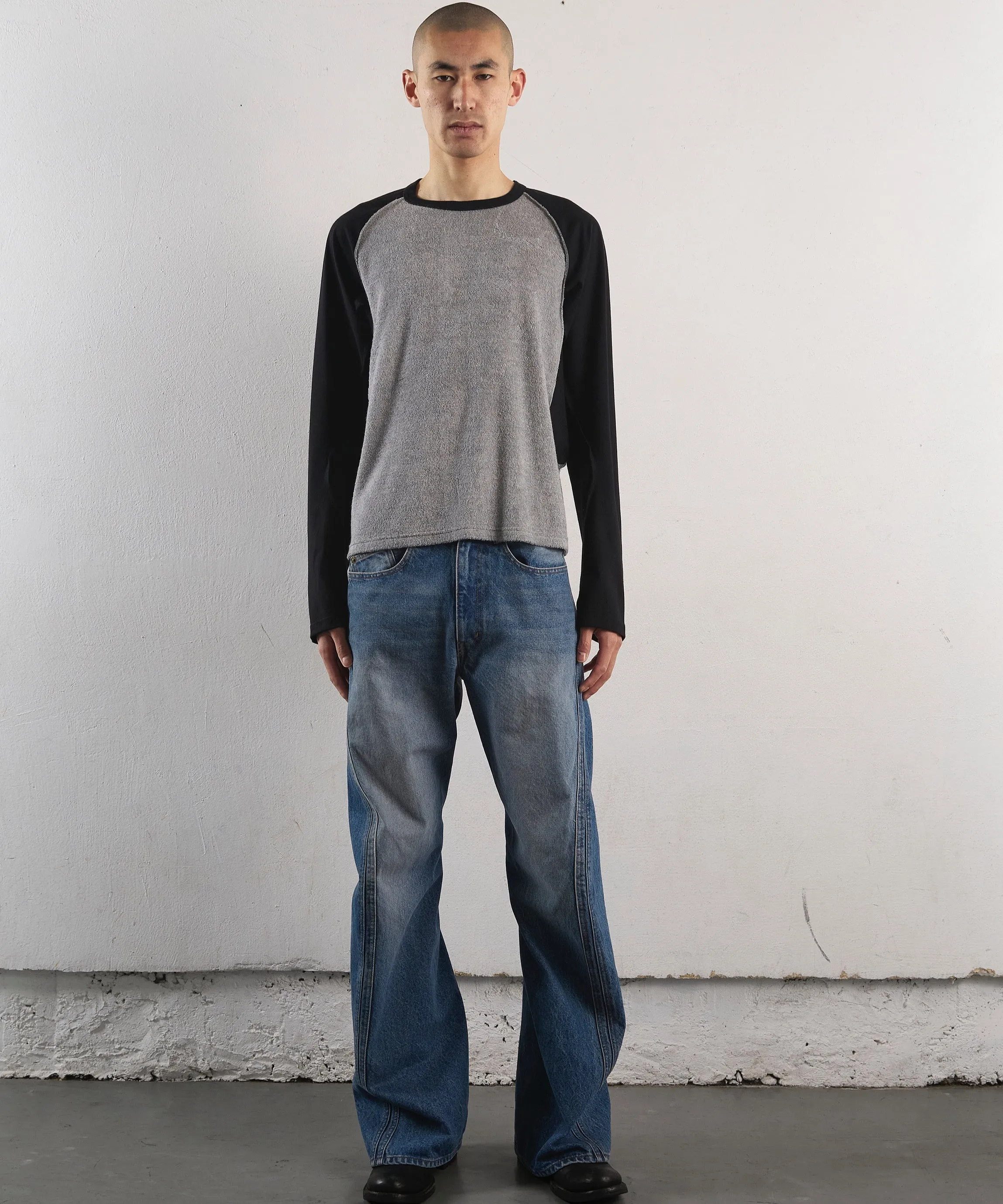 3D TWISTED JEANS "VINTAGE FADED INDIGO"