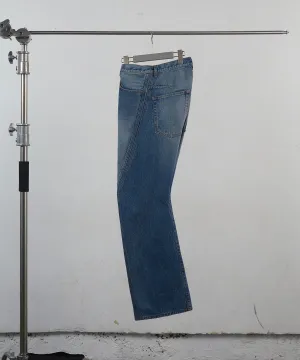 3D TWISTED JEANS "VINTAGE FADED INDIGO"