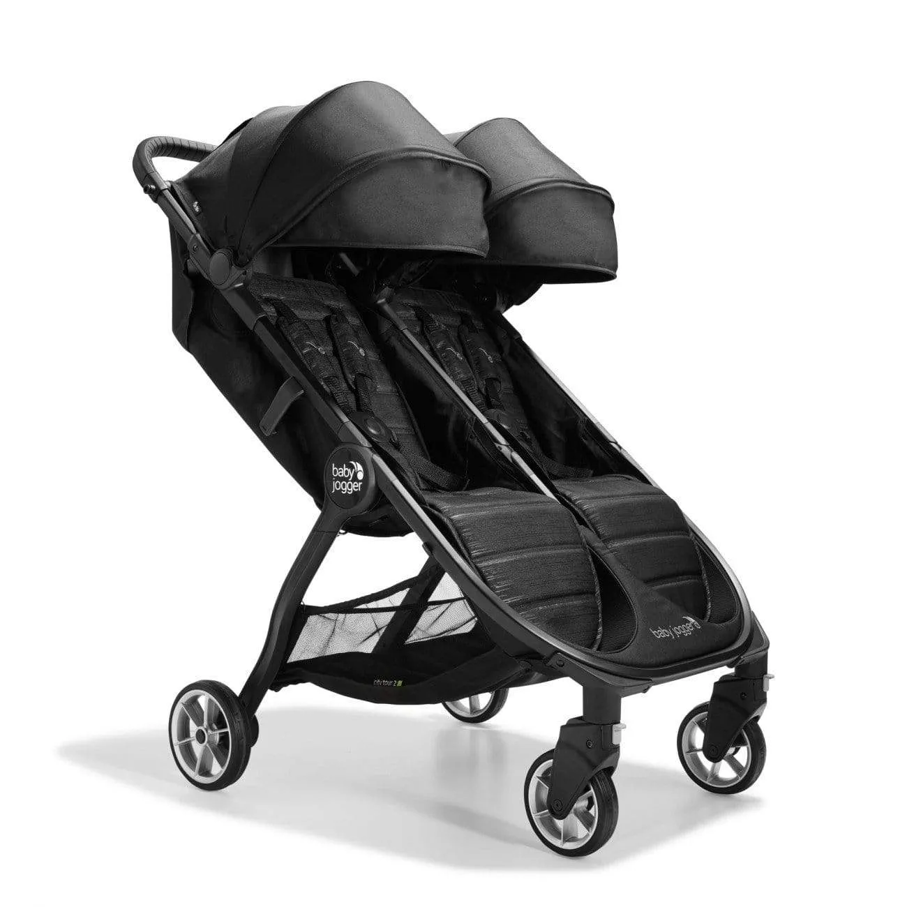 Baby Jogger City Tour 2 Double Bundle - Pitch Black