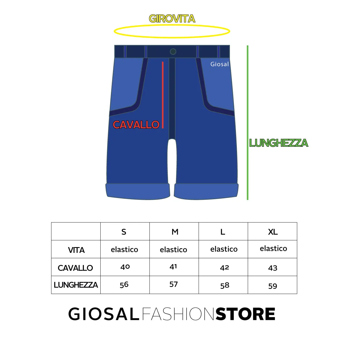 Bermuda Pantaloncino Beige Uomo Corto Cavallo Basso Elastico GIOSAL-PC1347A