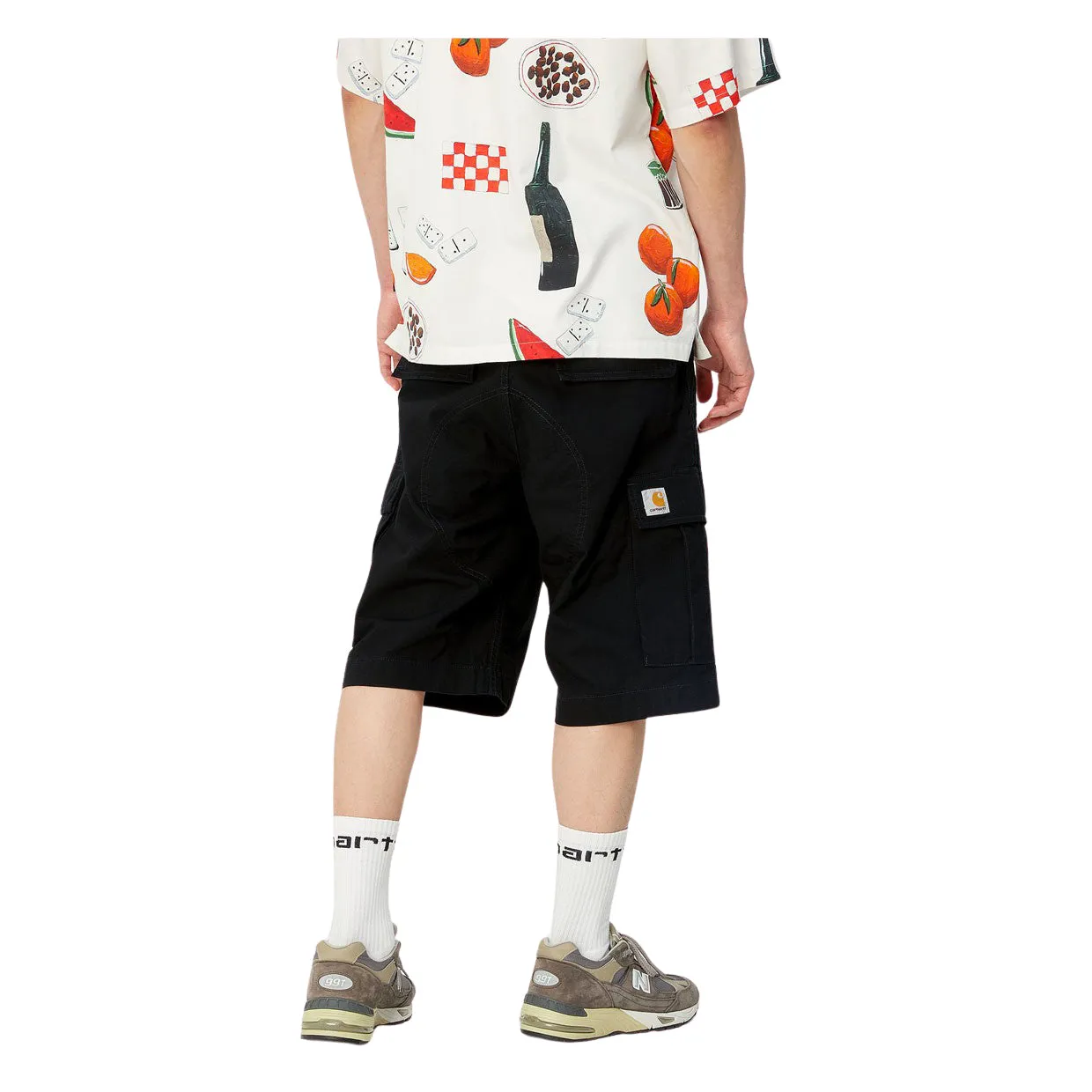 Bermuda Uomo Carhartt WIP Regular Cargo Short Nero