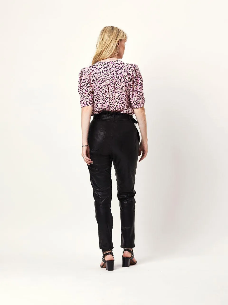Doja Puff Sleeve Top Multicolour