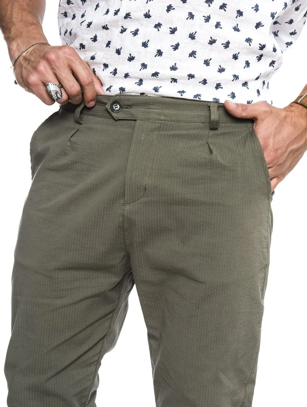 DUBAI CASUAL PANTS IN GREEN