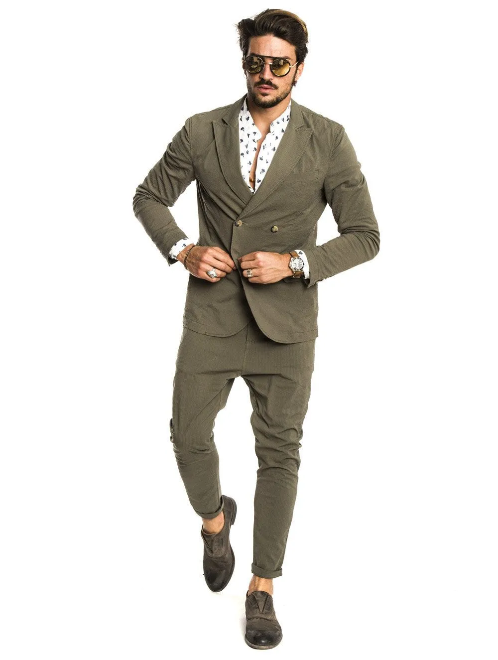 DUBAI CASUAL PANTS IN GREEN