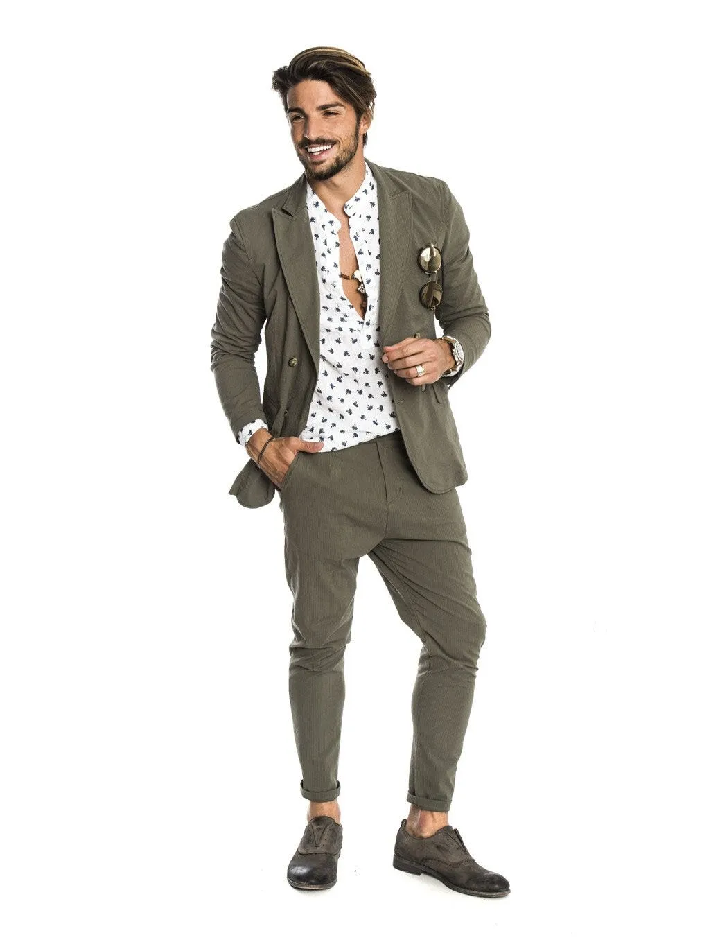 DUBAI CASUAL PANTS IN GREEN
