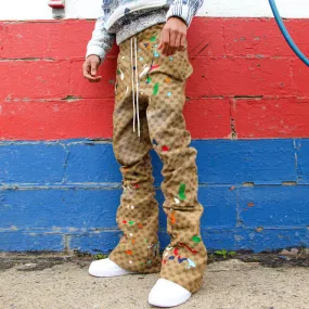 Fashion retro personality casual pile pants