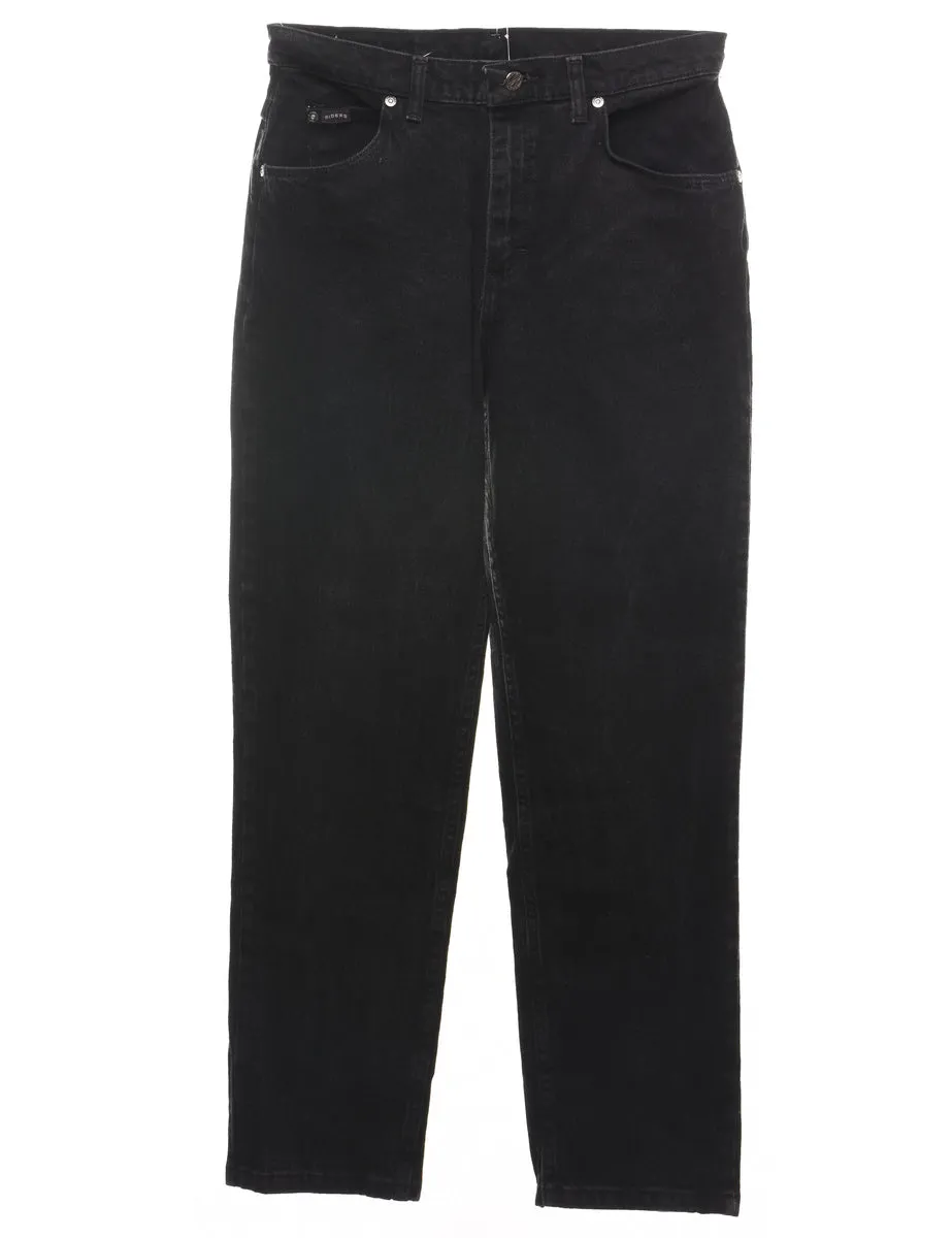 High Waist Black Lee Tapered Jeans - W30 L31
