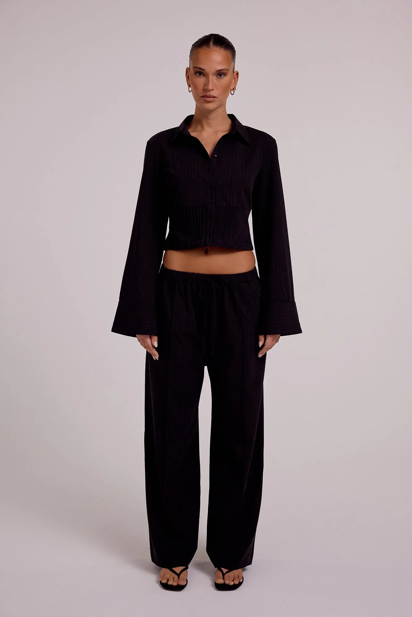 Isabelle Quinn - Cecily Pant - Nior Pinstripe