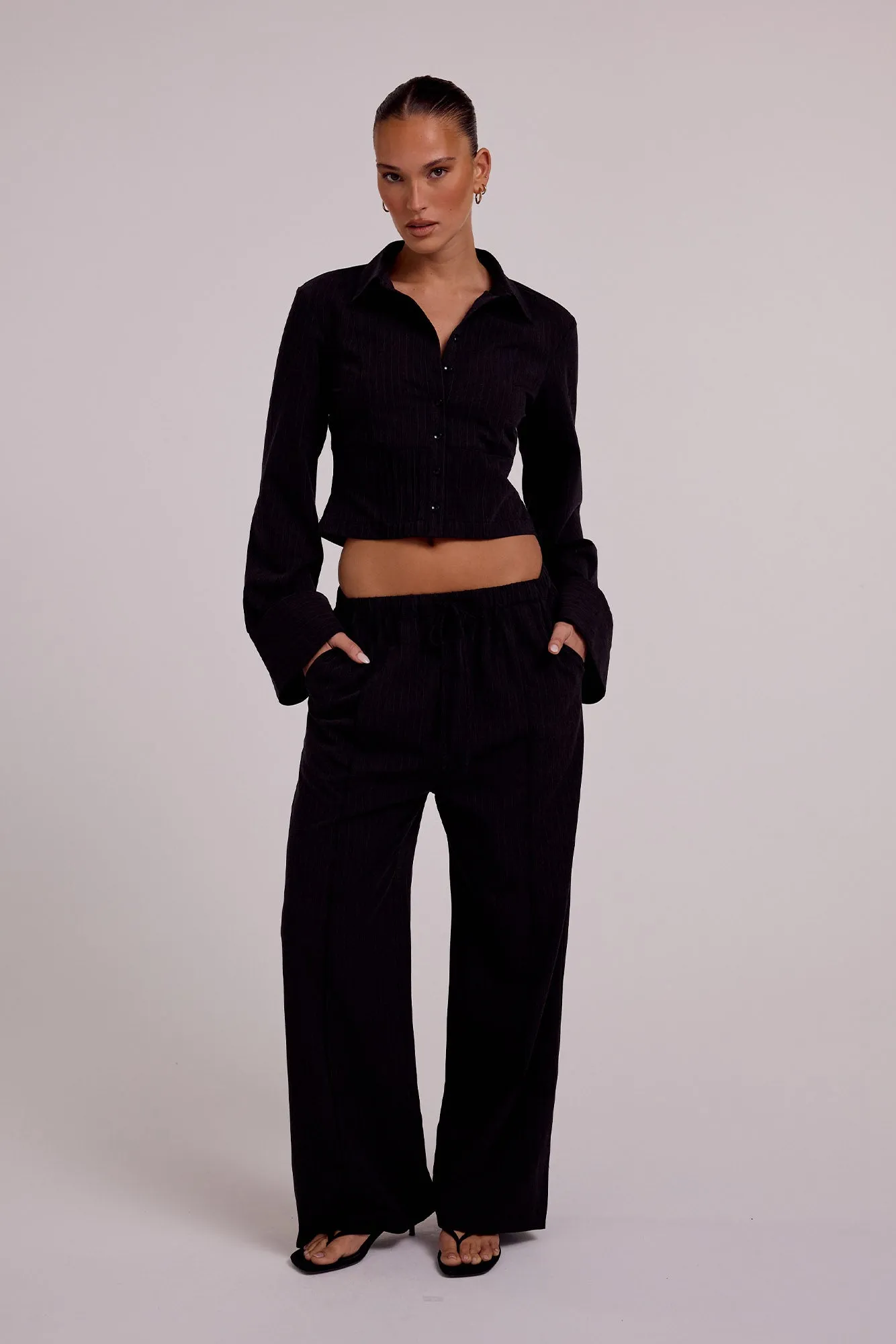 Isabelle Quinn - Cecily Pant - Nior Pinstripe