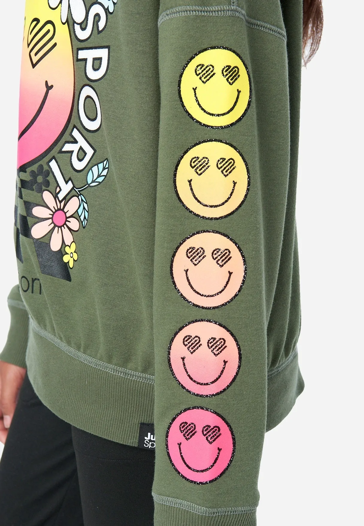 J Sport Oversized Crew Sweatshirt