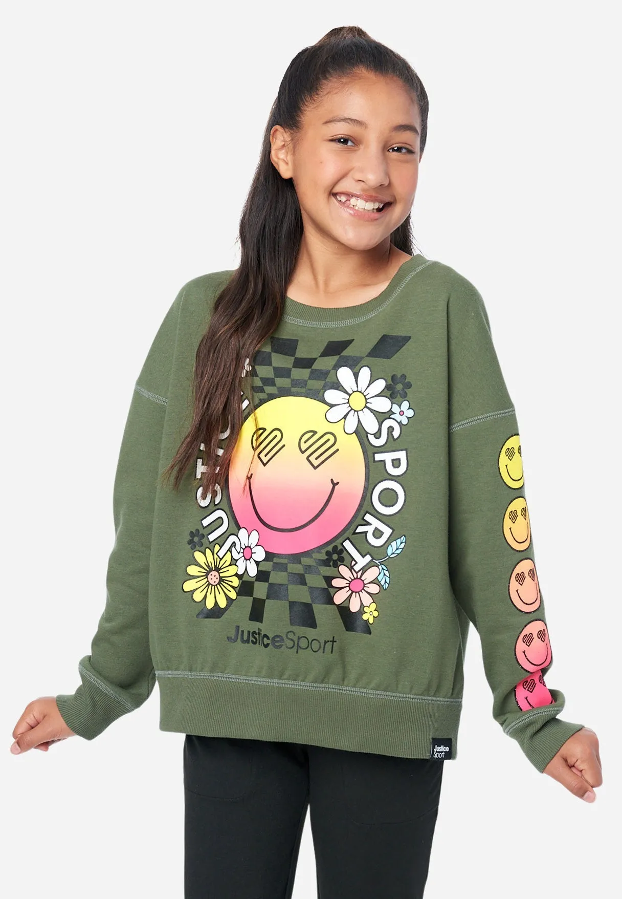 J Sport Oversized Crew Sweatshirt