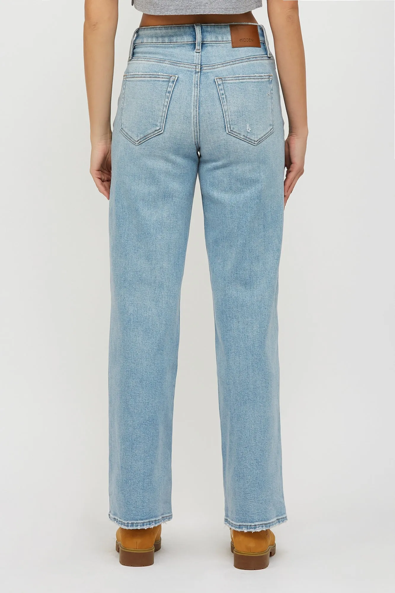 [LOGAN] Light Wash 32" Inseam Multi Seam Dad Jean