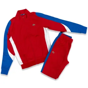 Men’s Track Jogging Set In Red/White/Blue