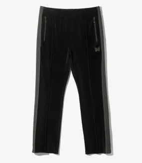 Narrow Track Pant - Black - C/Pe Velour