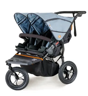Out n About Nipper V5 Double Pushchair - Rocksalt Grey