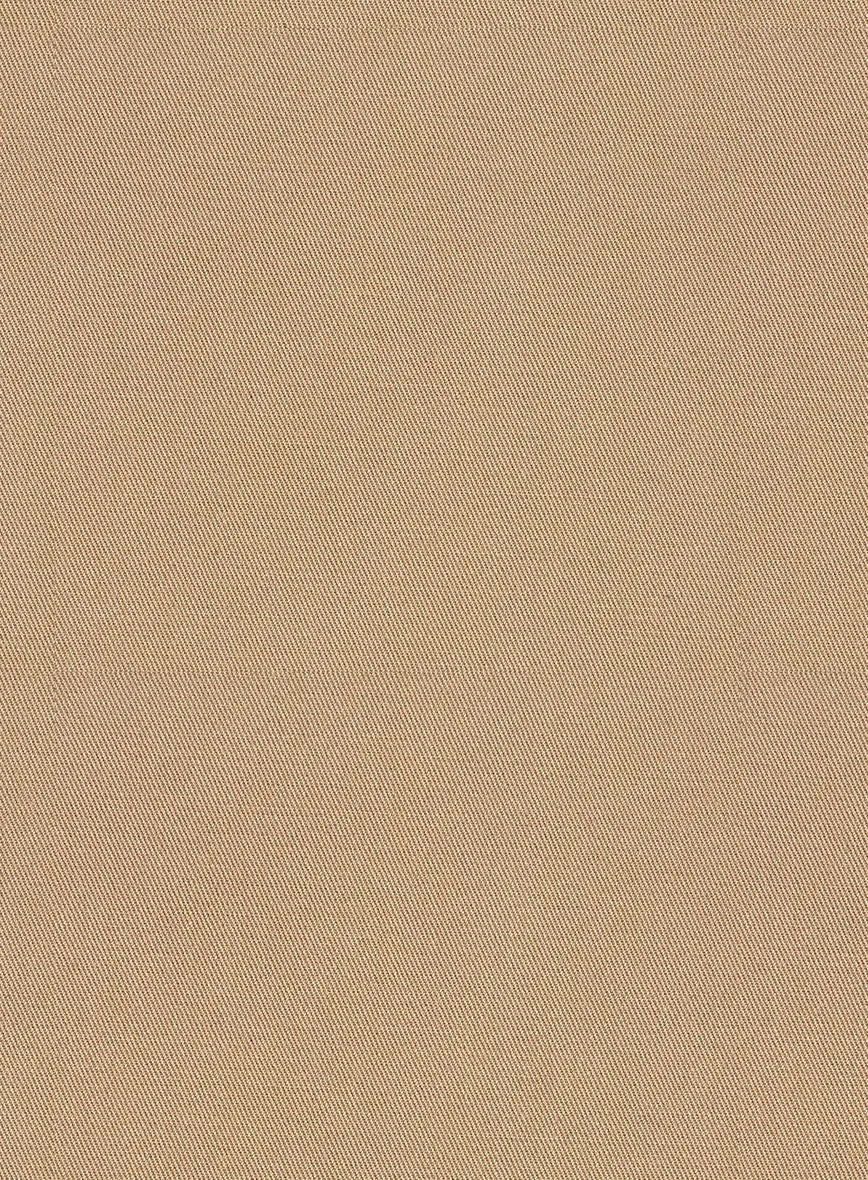 Scabal Beige Cashmere Cotton Pants