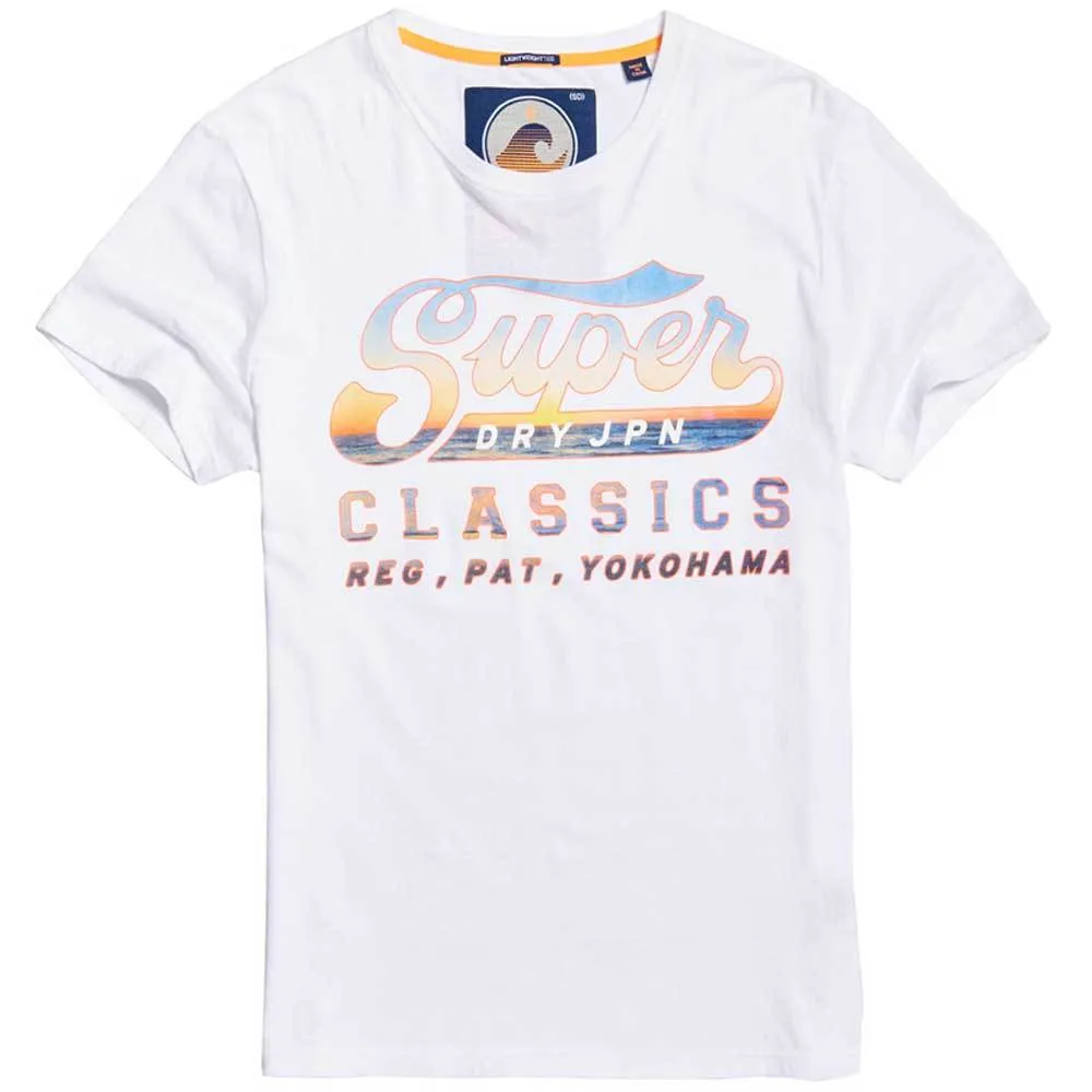 Superdry Mens Classics Lite T-Shirt - Swoosh White