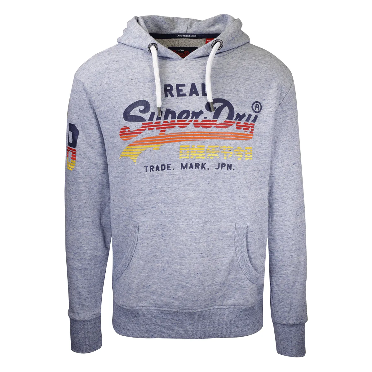 Superdry Men's Sky Blue Vintage Logo L/S Pullover Hoodie (Size Large)