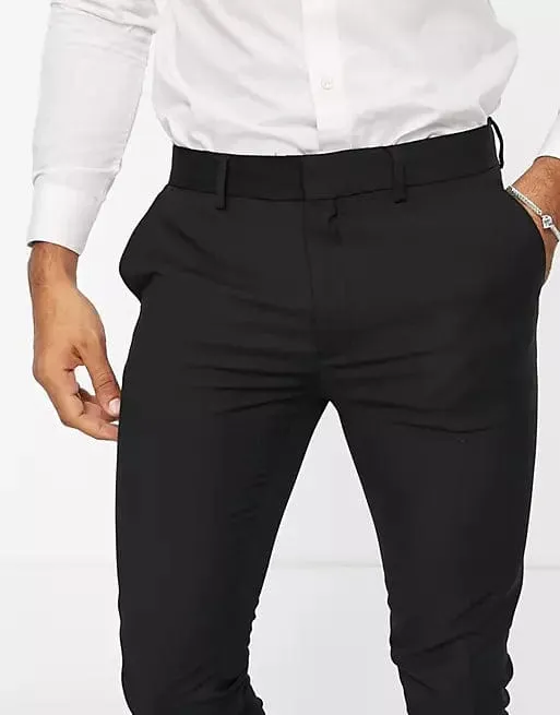 TOPMAN -Smart Super Skinny Trousers